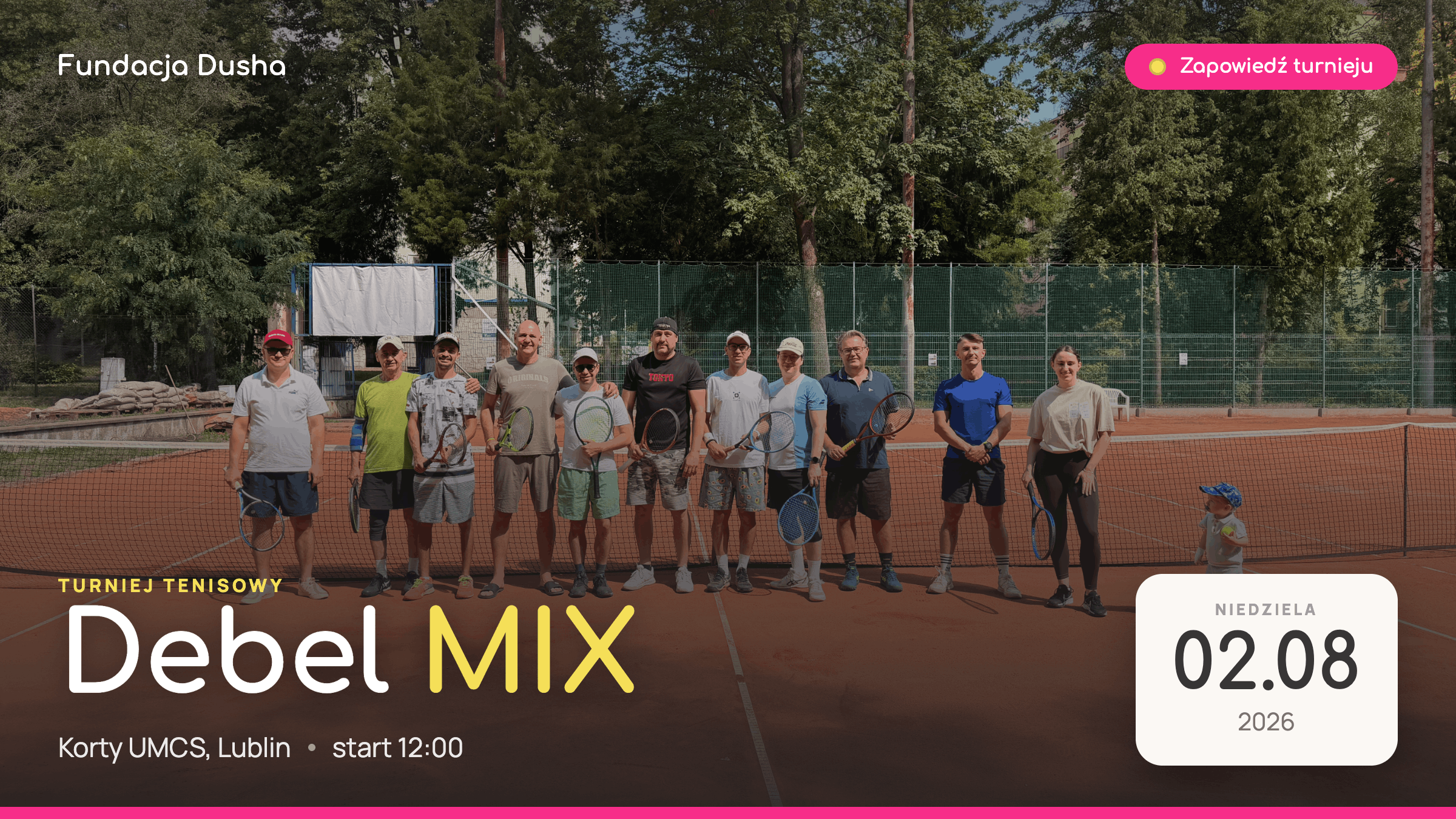 Turniej MIX Debel 09.08.2026